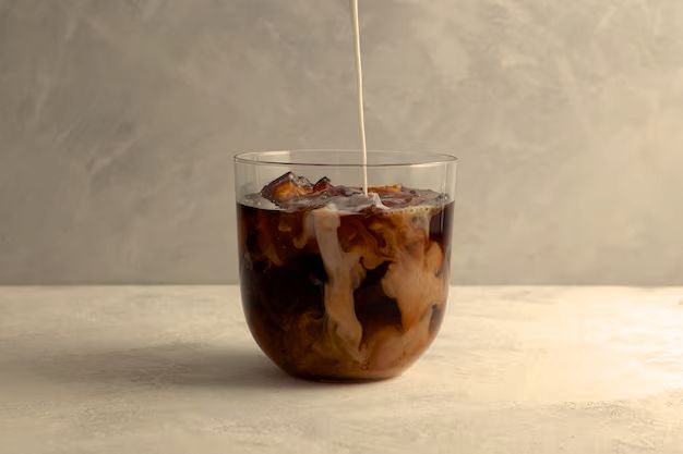Mandlové ledové espresso